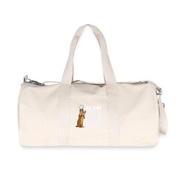 Chemise de pâtisserie Sea Otter Cartoon - Sac de sport en toile recyclée Stanley/Stella - blanc naturel - Devant