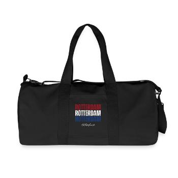 Rotterdam Netherlands, Dutch pride - Recycled Canvas Sports Bag by Stanley/Stella - black - Front
