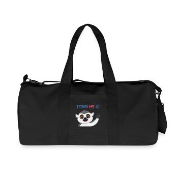 Tschö mit Ö Panda - Recycelte Canvas-Sporttasche von Stanley/Stella - Schwarz - Vorne