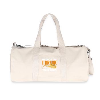 Saxophone - Sac de sport en toile recyclée Stanley/Stella - blanc naturel - Devant