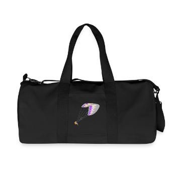 Parapente - Sac de sport en toile recyclée Stanley/Stella - noir - Devant