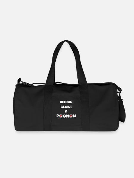 Love Money Dollar - Recycelte Canvas-Sporttasche von Stanley/Stella - Schwarz