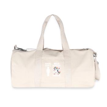 Unicorn Survivor Brain Surgery - Recycled Canvas Sports Bag by Stanley/Stella - natural - Front