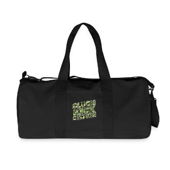 Conception du camouflage Culture du Clutch Kick - Sac de sport en toile recyclée Stanley/Stella - noir - Devant