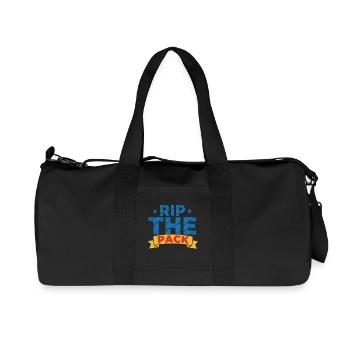 Rip The Pack Sammelkarten-Sammler-Boosterpaket - Recycelte Canvas-Sporttasche von Stanley/Stella - Schwarz - Vorne