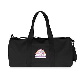 Funny Unicorn Shirt for Humor Fans - Recycled Canvas Sports Bag by Stanley/Stella - black - Front