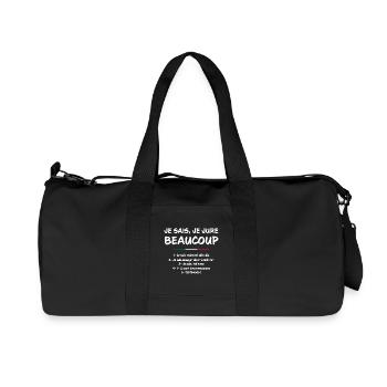 Je Sais Je Jure Beaucoup 1 Je Suis Vraiment Des... - Sac de sport en toile recyclée Stanley/Stella - noir - Devant