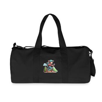 Hiker Hiking - Recycled Canvas Sports Bag by Stanley/Stella - black - Front