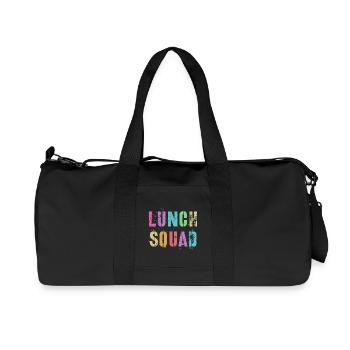 Lunch Squad Graffiti Tee - Recycled Canvas Sports Bag by Stanley/Stella - black - Front