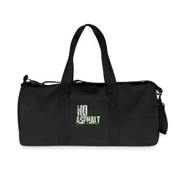 No Asphalt Pure Escape - Recycelte Canvas-Sporttasche von Stanley/Stella - Schwarz - Vorne