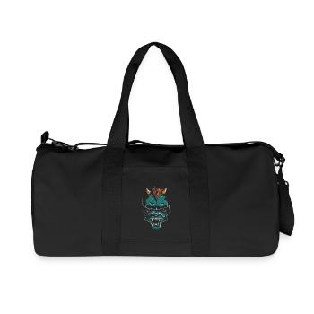 shirt, design, t-shirt - Recycled Canvas Sports Bag by Stanley/Stella - black - Front