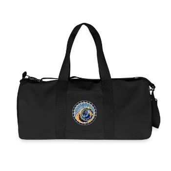 cadran solaire - Sac de sport en toile recyclée Stanley/Stella - noir - Devant