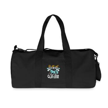 I stand with both legs firmly in the glitter - Recycled Canvas Sports Bag by Stanley/Stella - black - Front