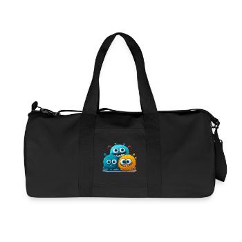Gang de monstres - Sac de sport en toile recyclée Stanley/Stella - noir - Devant