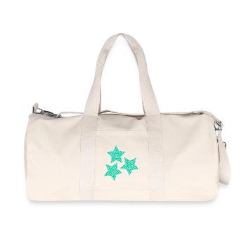 ALLES GUTE ZUM NEUEN JAHR. SAINT SYLVESTER. NEUJAHR - Recycelte Canvas-Sporttasche von Stanley/Stella - Naturweiß - Vorne