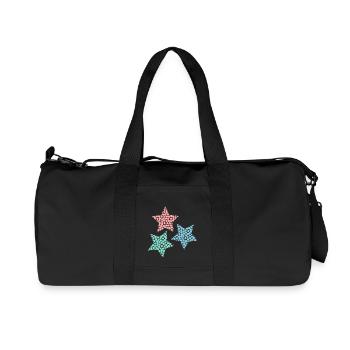 HAPPY NEW YEAR. SAINT SYLVESTER. NEW YEAR - Recycled Canvas Sports Bag by Stanley/Stella - black - Front