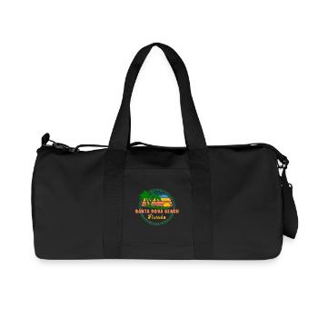 Plage de Santa Rosa - Sac de sport en toile recyclée Stanley/Stella - noir - Devant