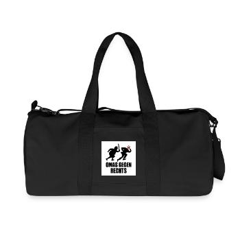Omas gegen rechts - Recycelte Canvas-Sporttasche von Stanley/Stella - Schwarz - Vorne