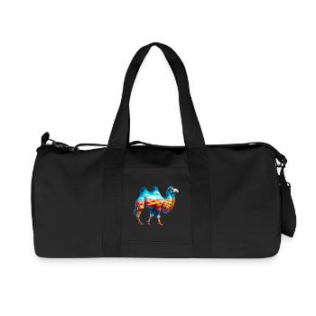 Chameau - Sac de sport en toile recyclée Stanley/Stella - noir - Devant
