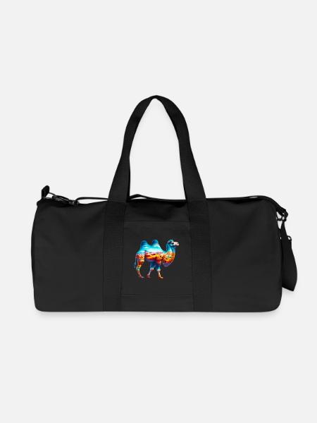 Kamel - Recycelte Canvas-Sporttasche von Stanley/Stella - Schwarz