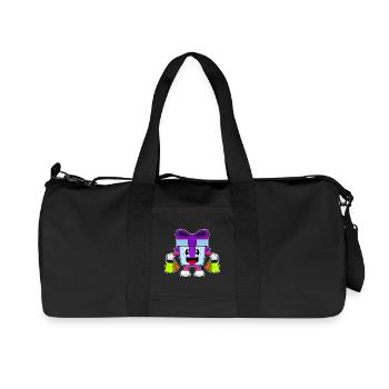 Christmas Shopping Package - Recycled Canvas Sports Bag by Stanley/Stella - black - Front
