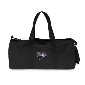Sodankyla - Recycelte Canvas-Sporttasche von Stanley/Stella - Schwarz - Vorne