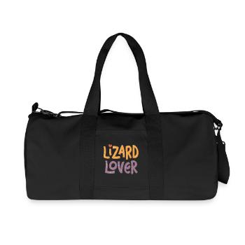 Lizard lover - Recycled Canvas Sports Bag by Stanley/Stella - black - Front