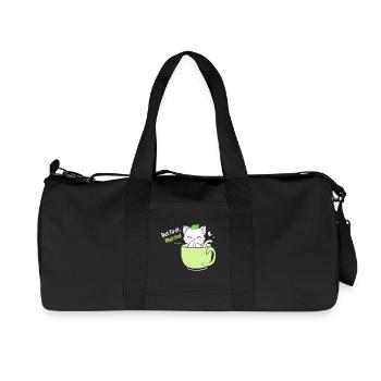 Matcha Tee - Recycelte Canvas-Sporttasche von Stanley/Stella - Schwarz - Vorne