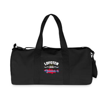 Lofoten 2026 - Sac de sport en toile recyclée Stanley/Stella - noir - Devant