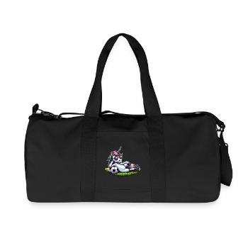 Unicorn Football Rainbow Casual Sunglasses - Recycled Canvas Sports Bag by Stanley/Stella - black - Front