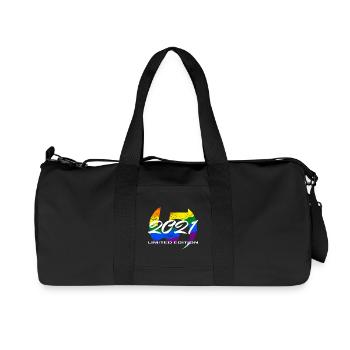 5th Birthday 2021 Boys and Girls Gift - Recycled Canvas Sports Bag by Stanley/Stella - black - Front