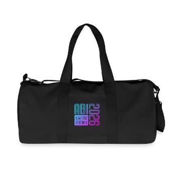 ABI 2026 Vintage Neon Édition Limitée - Sac de sport en toile recyclée Stanley/Stella - noir - Devant