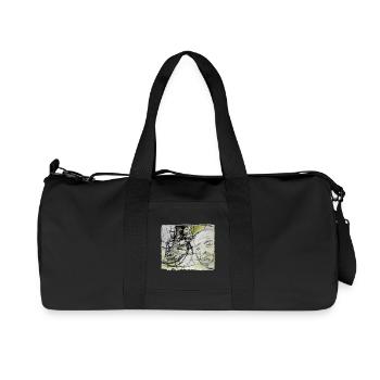 An old man remembers - Recycled Canvas Sports Bag by Stanley/Stella - black - Front