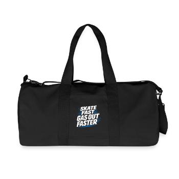 Beer League Hockey Funny Hockey Players Team Humor - Recycled Canvas Sports Bag by Stanley/Stella - black - Front