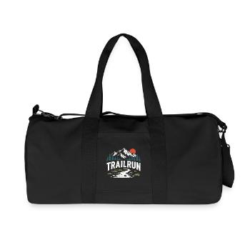 Course sur sentier - Sac de sport en toile recyclée Stanley/Stella - noir - Devant