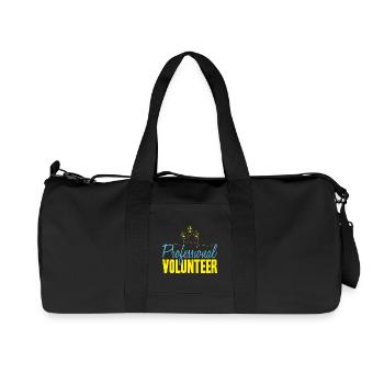 Bénévole Bénévole Professionnel de l’appréciation - Sac de sport en toile recyclée Stanley/Stella - noir - Devant