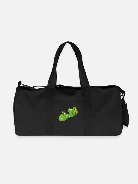 L'empreinte écologique - Sac de sport en toile recyclée Stanley/Stella - noir