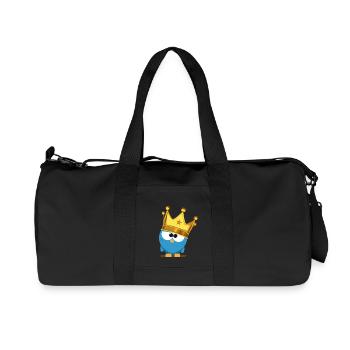 roi Birdie - Sac de sport en toile recyclée Stanley/Stella - noir - Devant