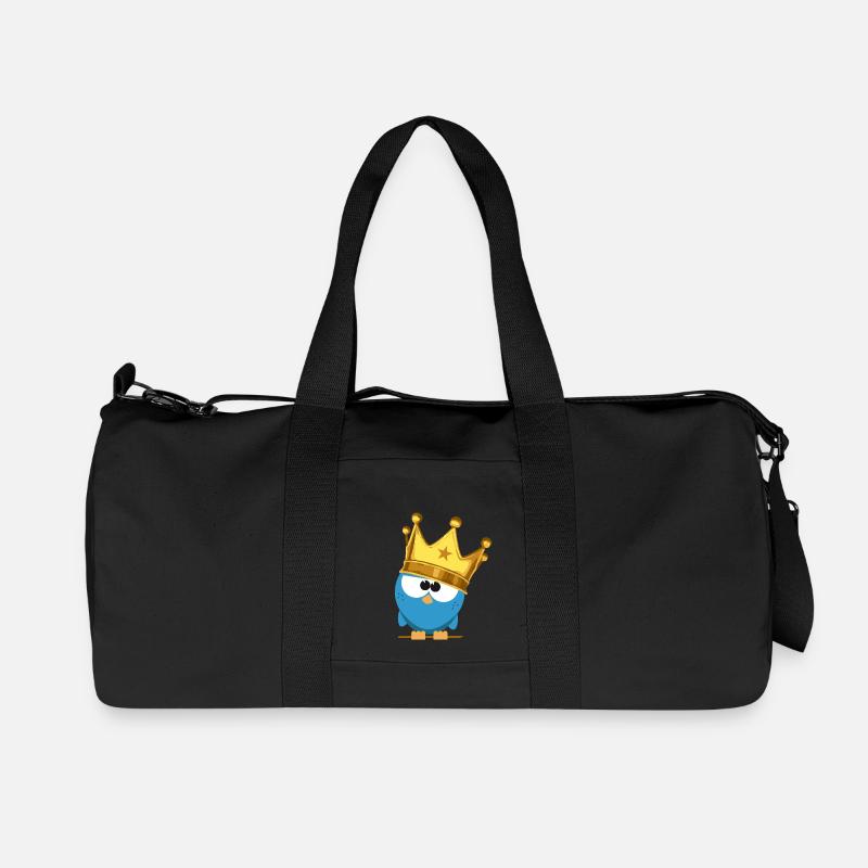 King Birdie - Recycelte Canvas-Sporttasche von Stanley/Stella - Schwarz