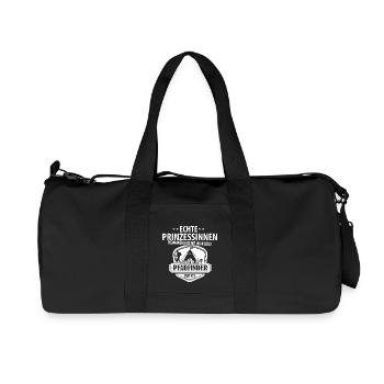 Pfadfinder Shirt-Prinzessin - Recycelte Canvas-Sporttasche von Stanley/Stella - Schwarz - Vorne