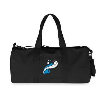 grafik - Recycelte Canvas-Sporttasche von Stanley/Stella - Schwarz - Vorne