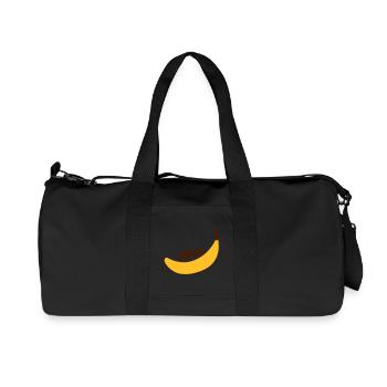 all banana - Recycled Canvas Sports Bag by Stanley/Stella - black - Front
