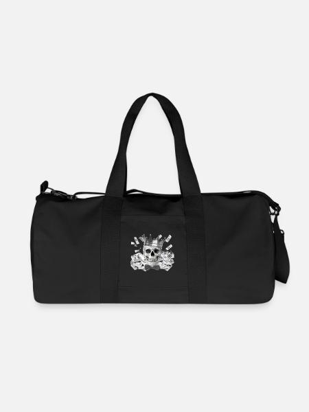 Skull - Recycled Canvas Sports Bag by Stanley/Stella - black