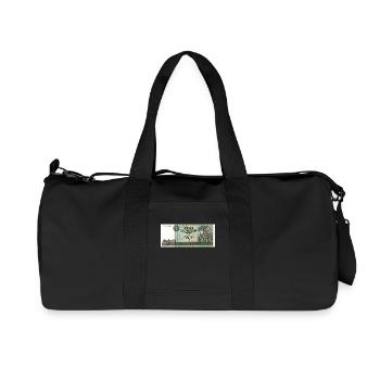 200 mark of the gdr - Recycled Canvas Sports Bag by Stanley/Stella - black - Front
