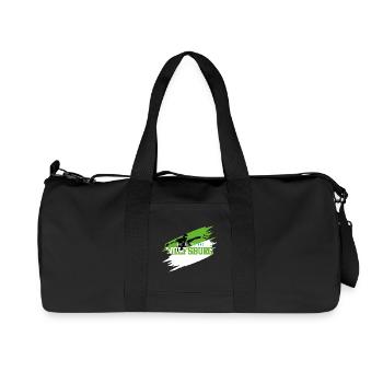 Grün Weiß Wolfsburg Fussball - Recycelte Canvas-Sporttasche von Stanley/Stella - Schwarz - Vorne