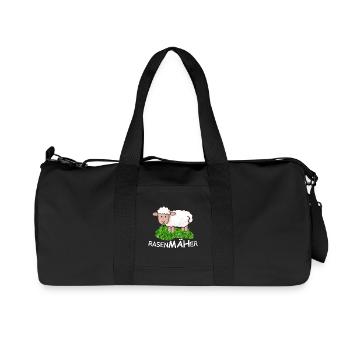 RasenMäher Schaf im Gras - Recycelte Canvas-Sporttasche von Stanley/Stella - Schwarz - Vorne