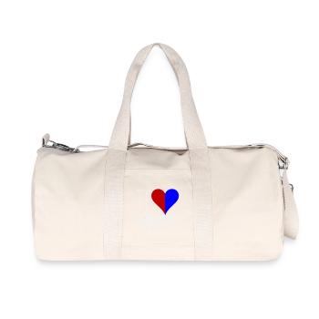 I love Barna - Recycled Canvas Sports Bag by Stanley/Stella - natural - Front