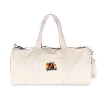 Krause Duo DDR Cyclomoteur - Sac de sport en toile recyclée Stanley/Stella - blanc naturel - Devant