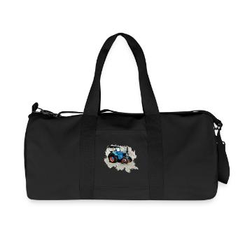 Tractor Lanz - Recycled Canvas Sports Bag by Stanley/Stella - black - Front
