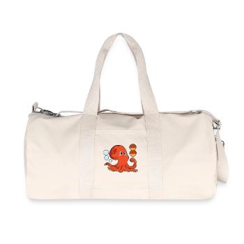 Poulpe Takoyaki - Sac de sport en toile recyclée Stanley/Stella - blanc naturel - Devant